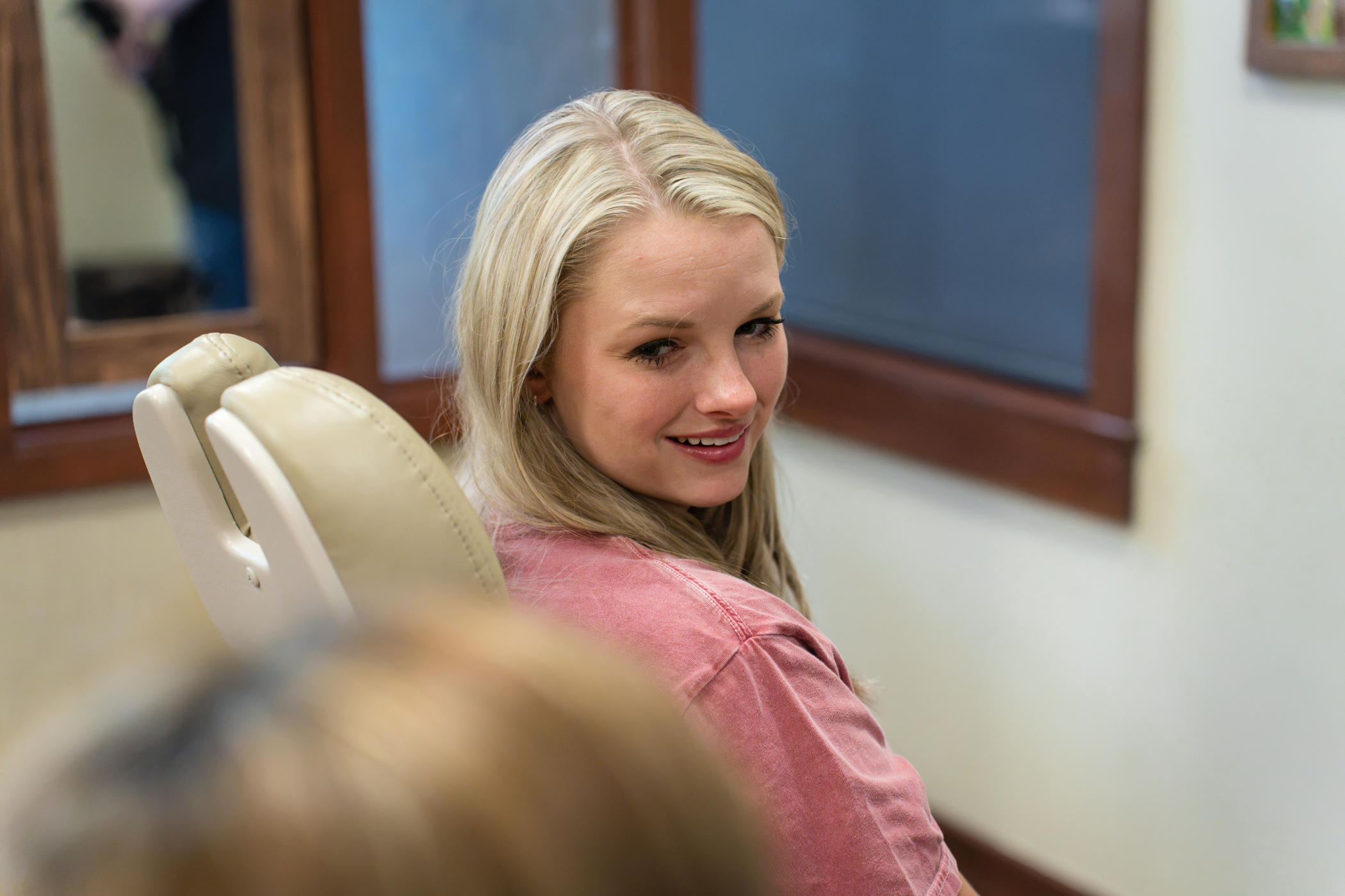 Smiling orthodontist at Mahaffey & Linkous Orthodontics in Peachtree City, providing family orthodontics.